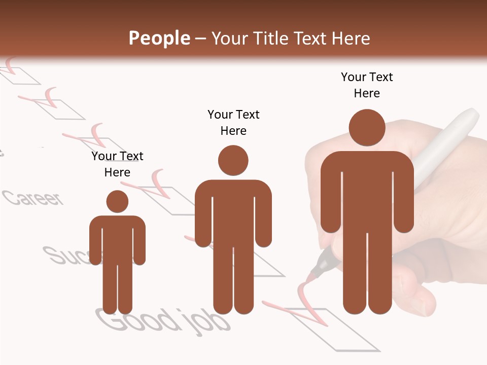 Female Background Elder PowerPoint Template