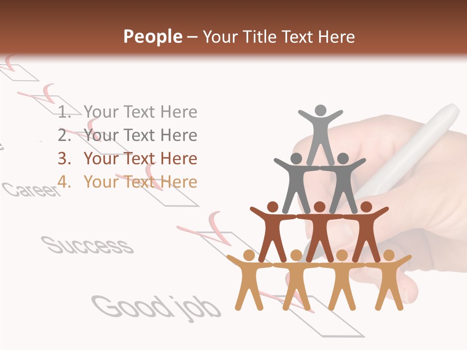 Female Background Elder PowerPoint Template