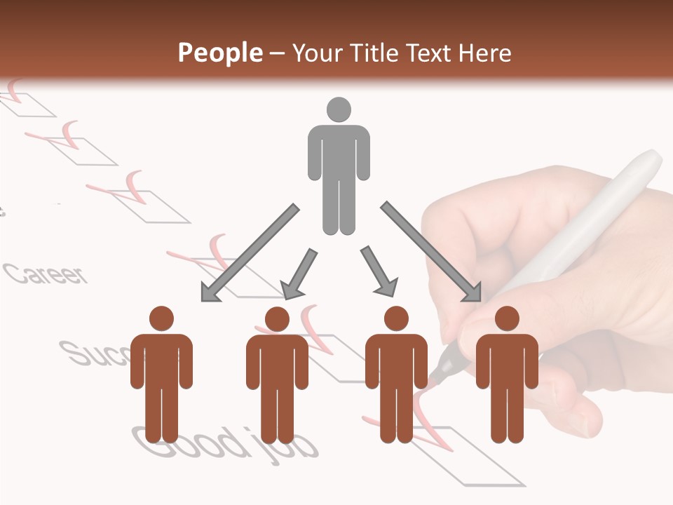 Female Background Elder PowerPoint Template