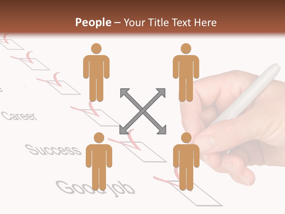 Female Background Elder PowerPoint Template