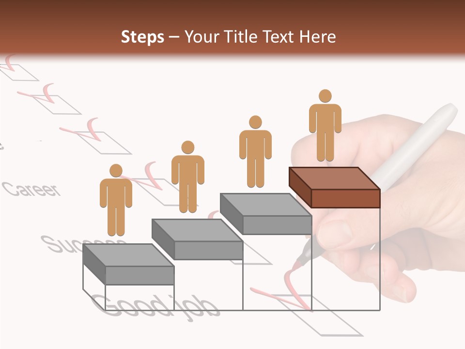 Female Background Elder PowerPoint Template