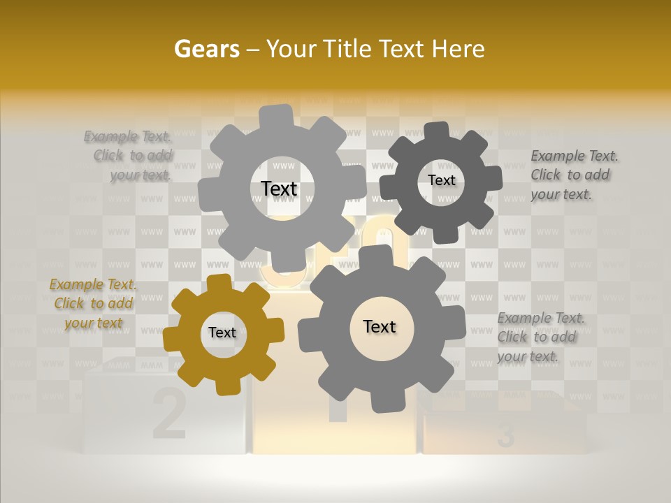 Togetherness Grandmother Two PowerPoint Template