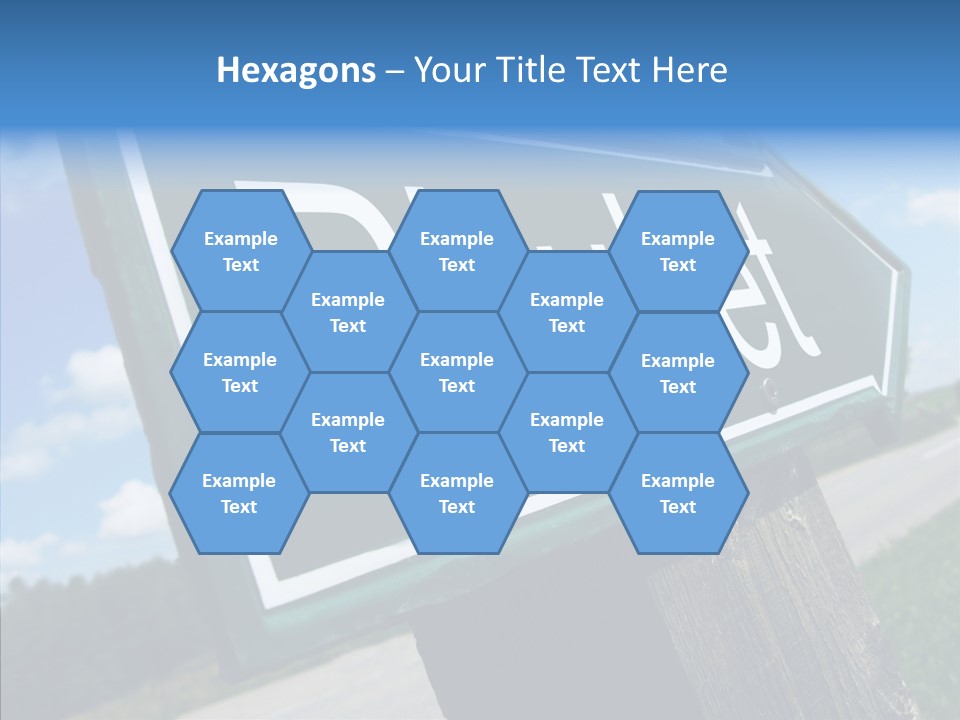 Aging Sharing Hold PowerPoint Template