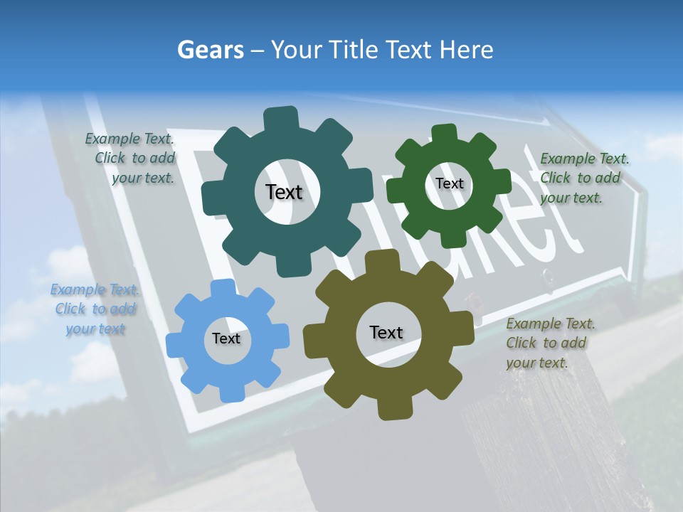 Aging Sharing Hold PowerPoint Template