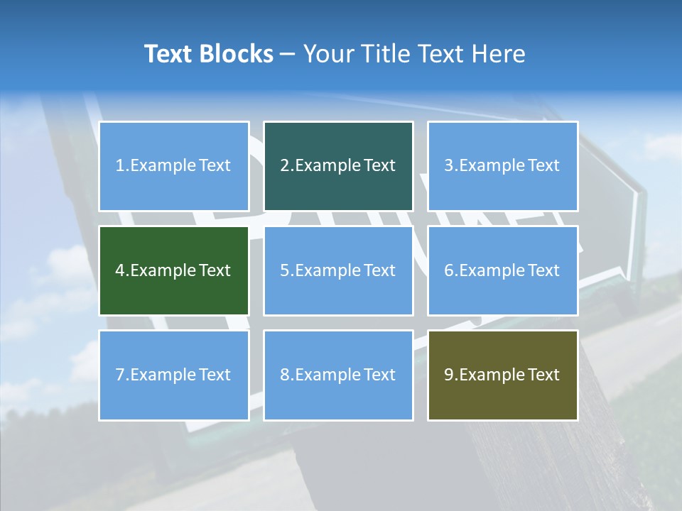 Aging Sharing Hold PowerPoint Template