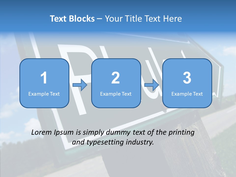 Aging Sharing Hold PowerPoint Template