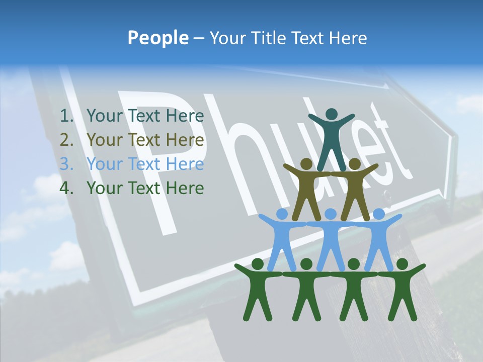 Aging Sharing Hold PowerPoint Template