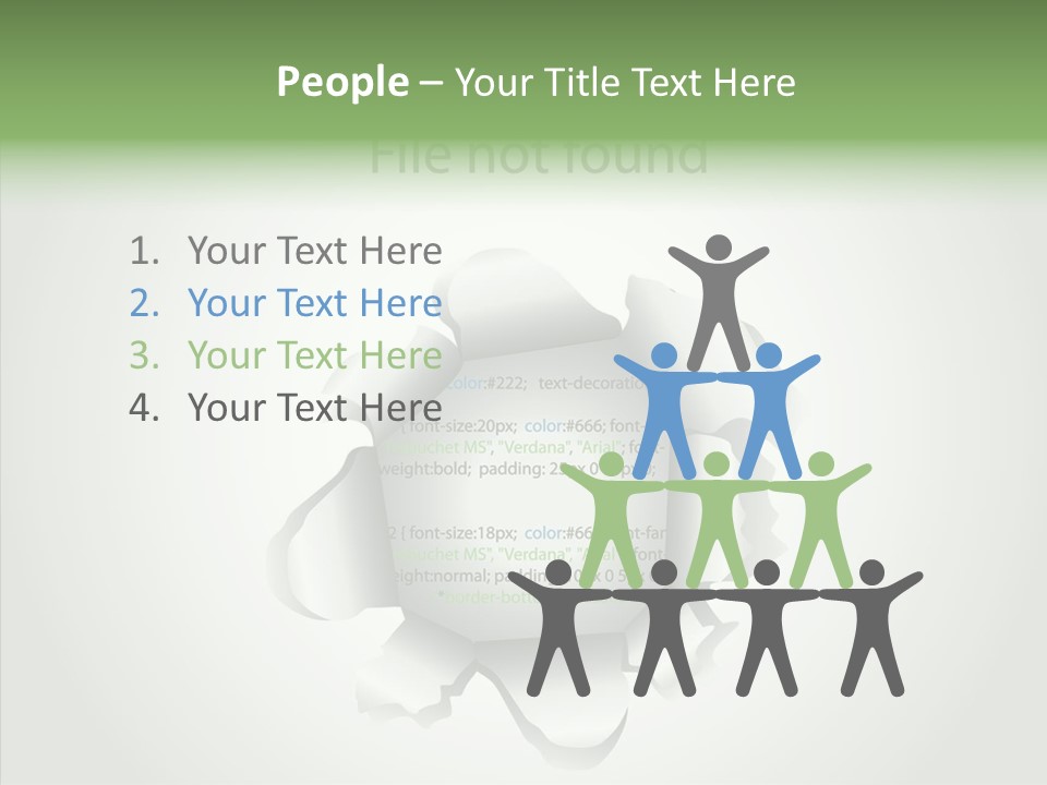 Assistance White Women PowerPoint Template