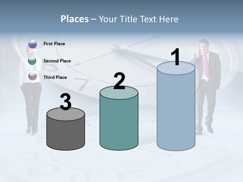 Assistance Closeup White Background PowerPoint Template