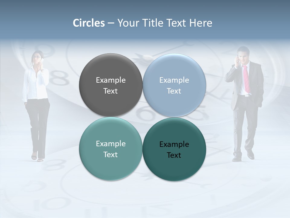 Assistance Closeup White Background PowerPoint Template