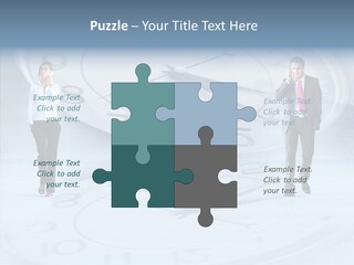 Assistance Closeup White Background PowerPoint Template
