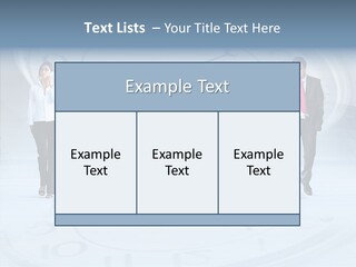 Assistance Closeup White Background PowerPoint Template