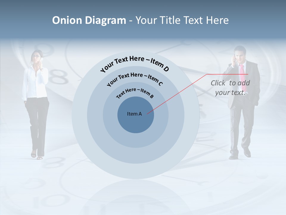 Assistance Closeup White Background PowerPoint Template