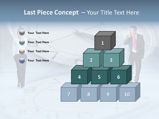 Assistance Closeup White Background PowerPoint Template