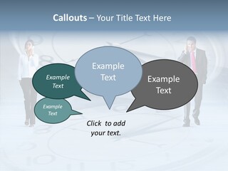 Assistance Closeup White Background PowerPoint Template