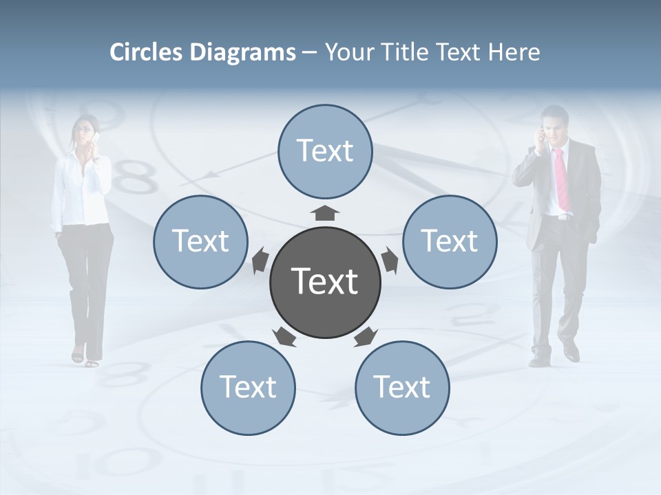 Assistance Closeup White Background PowerPoint Template