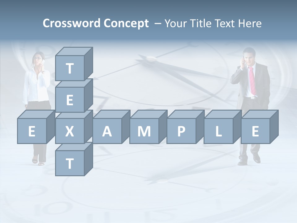 Assistance Closeup White Background PowerPoint Template