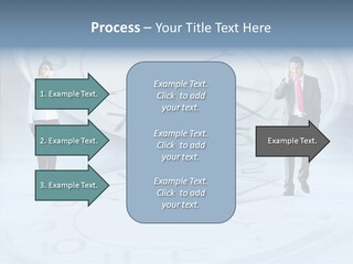 Assistance Closeup White Background PowerPoint Template