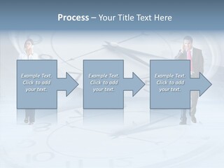 Assistance Closeup White Background PowerPoint Template