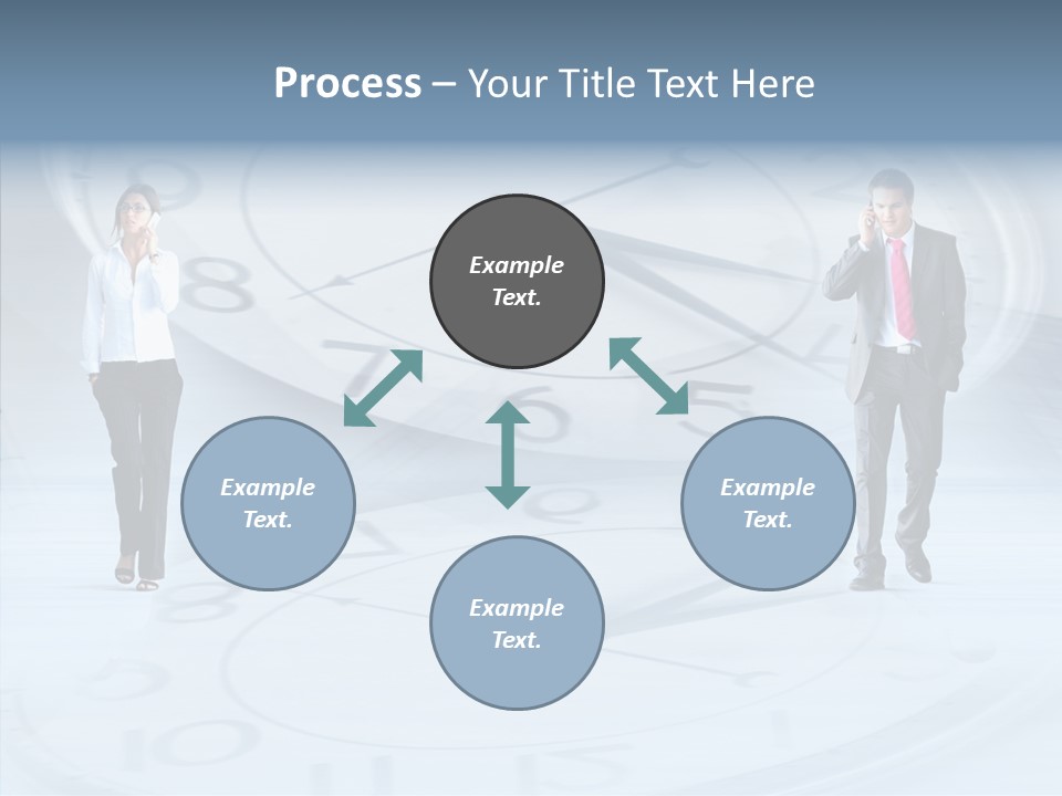 Assistance Closeup White Background PowerPoint Template