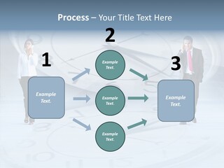 Assistance Closeup White Background PowerPoint Template