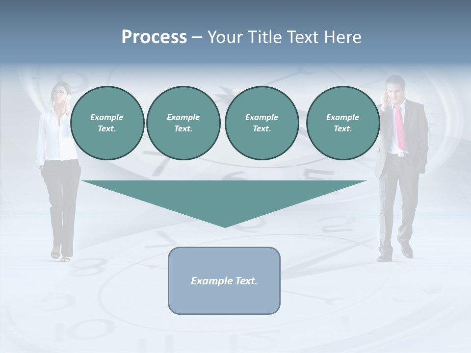 Assistance Closeup White Background PowerPoint Template