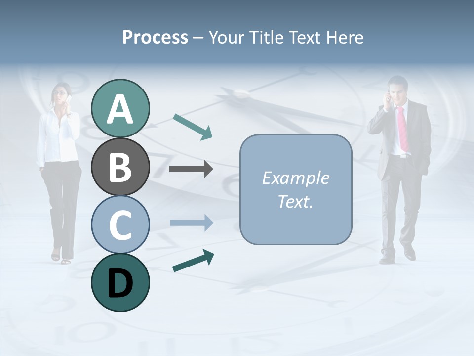 Assistance Closeup White Background PowerPoint Template