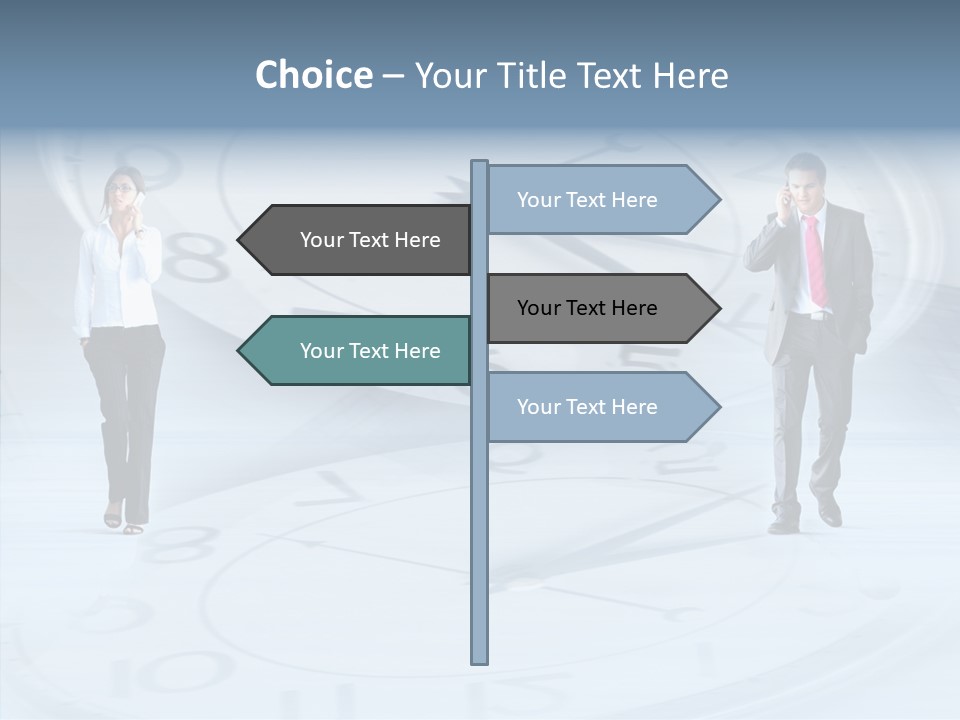 Assistance Closeup White Background PowerPoint Template