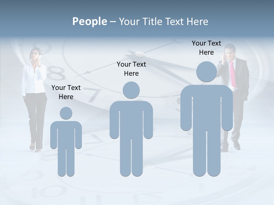 Assistance Closeup White Background PowerPoint Template