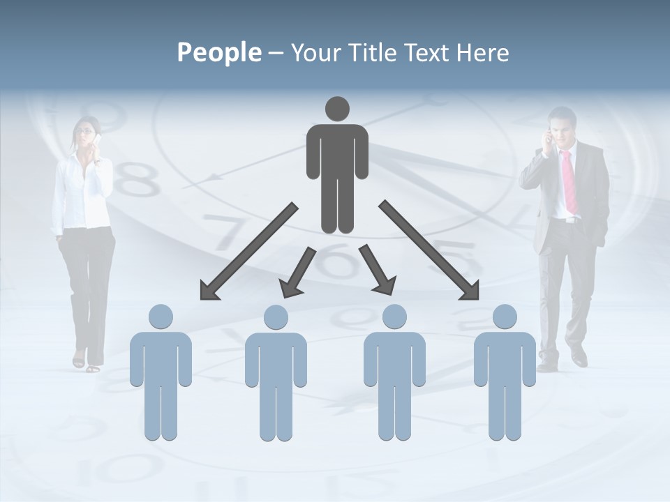 Assistance Closeup White Background PowerPoint Template
