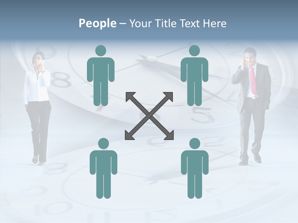 Assistance Closeup White Background PowerPoint Template