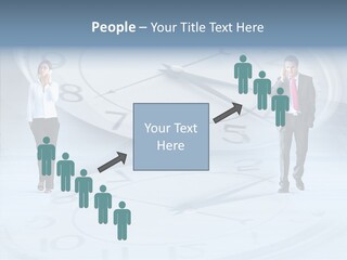 Assistance Closeup White Background PowerPoint Template