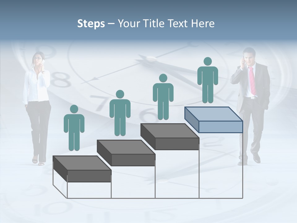 Assistance Closeup White Background PowerPoint Template