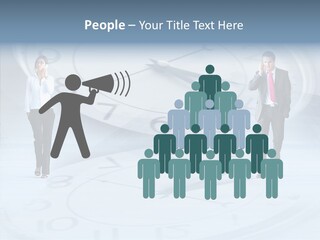Assistance Closeup White Background PowerPoint Template