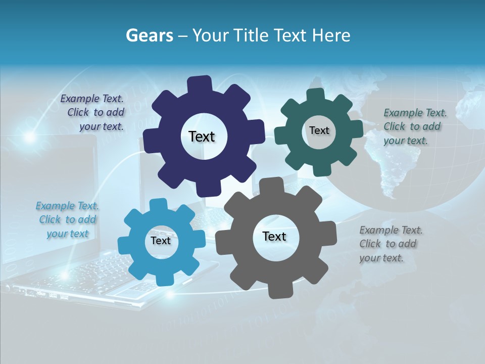 Hand White Background Close Up PowerPoint Template