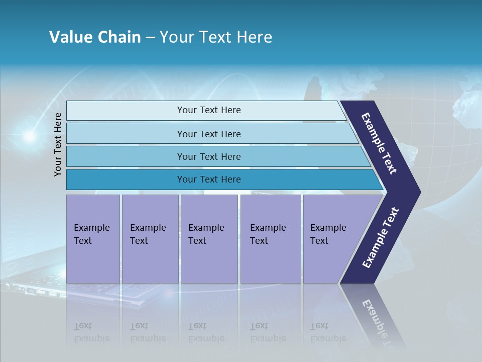 Hand White Background Close Up PowerPoint Template