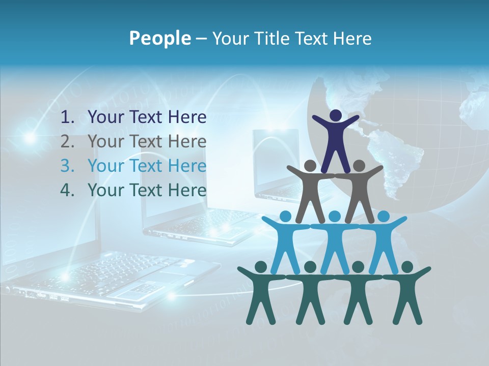 Hand White Background Close Up PowerPoint Template