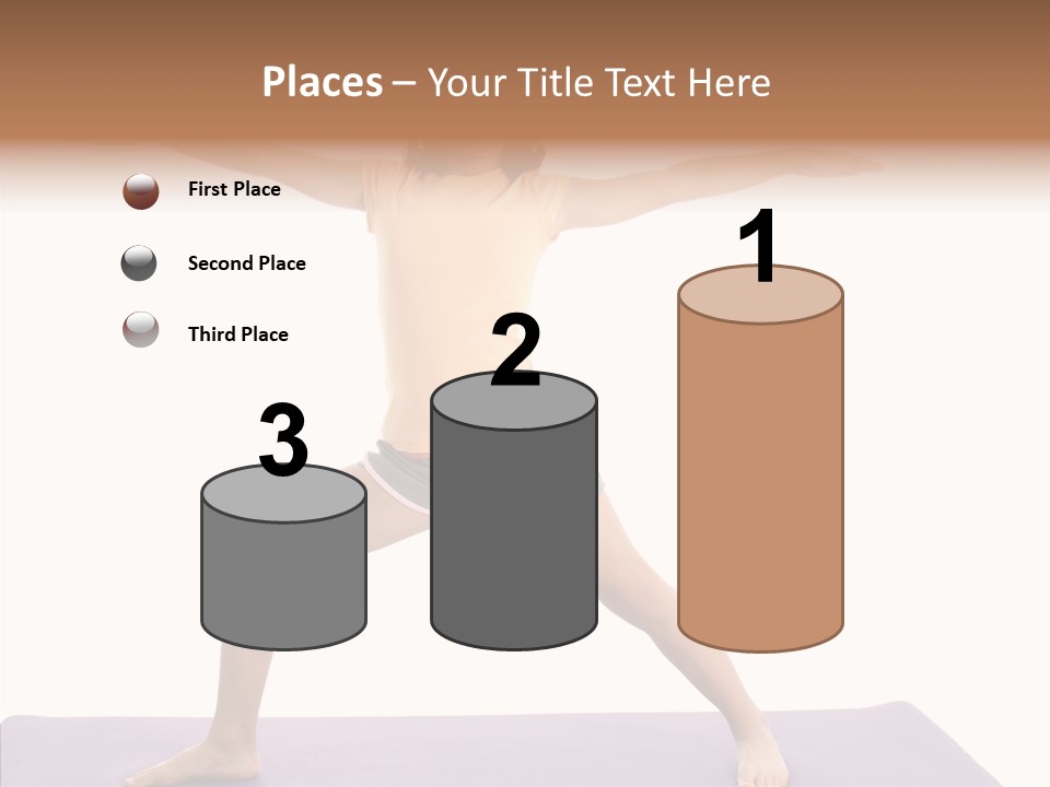 Female Closeup Close Up PowerPoint Template