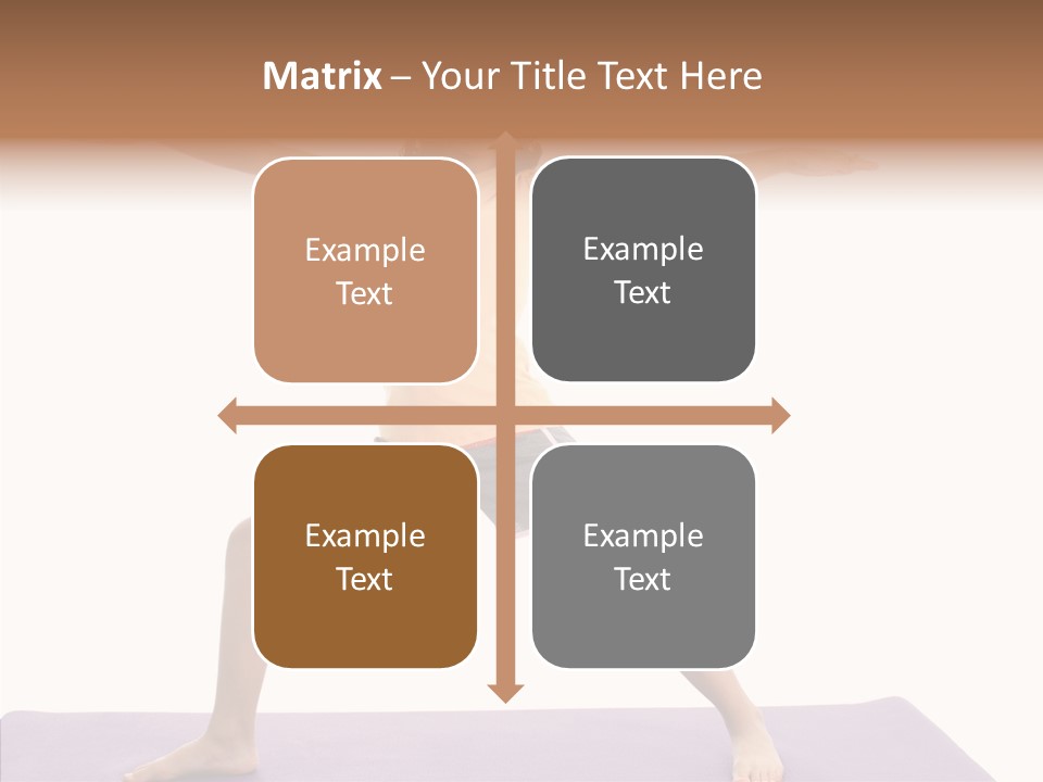 Female Closeup Close Up PowerPoint Template