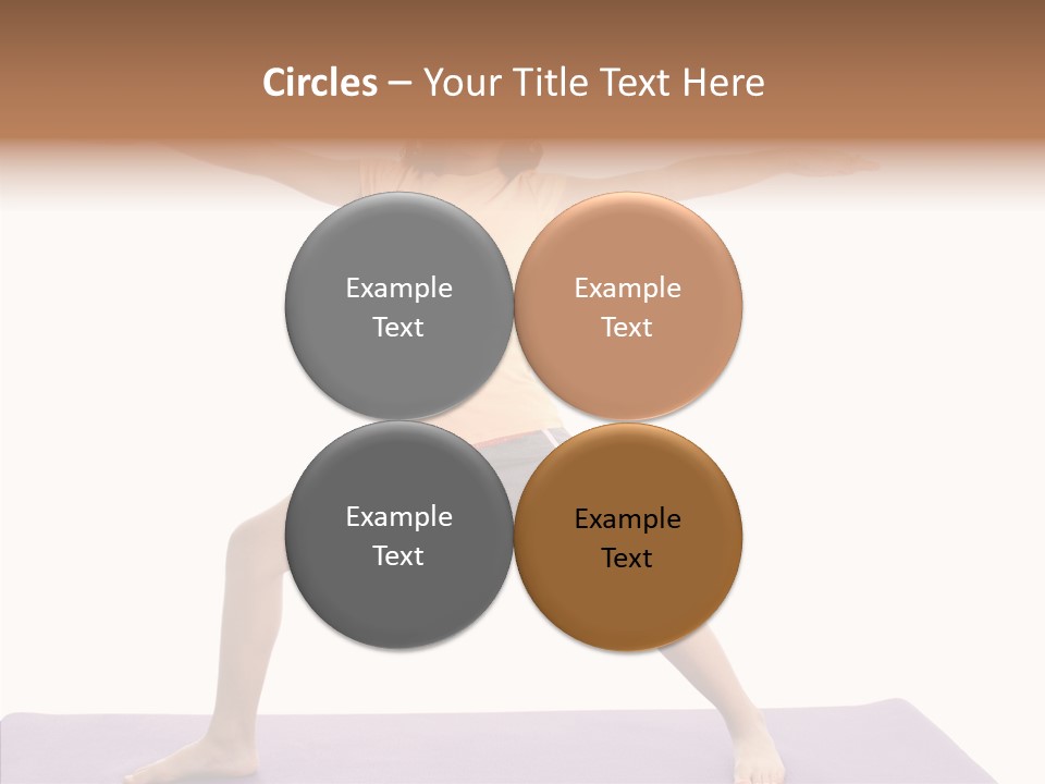 Female Closeup Close Up PowerPoint Template