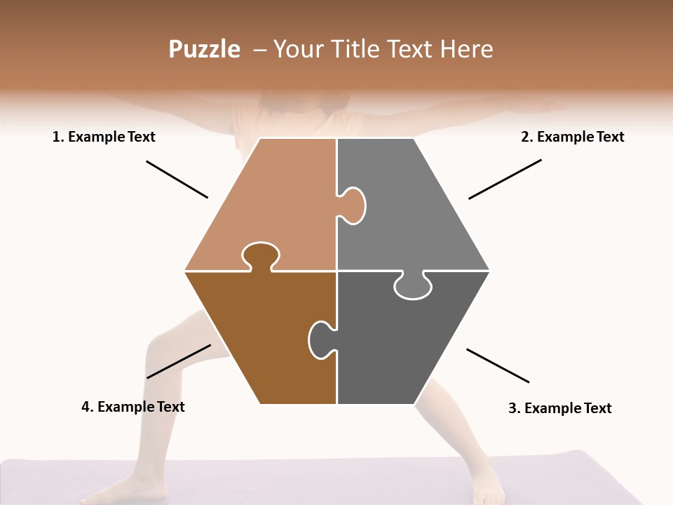 Female Closeup Close Up PowerPoint Template