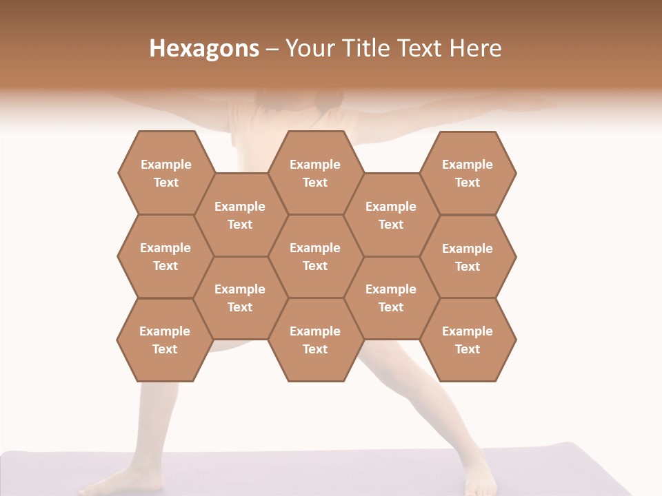 Female Closeup Close Up PowerPoint Template