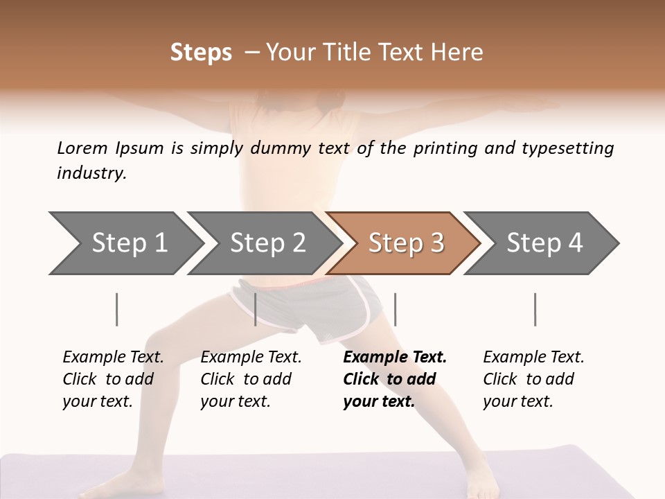 Female Closeup Close Up PowerPoint Template