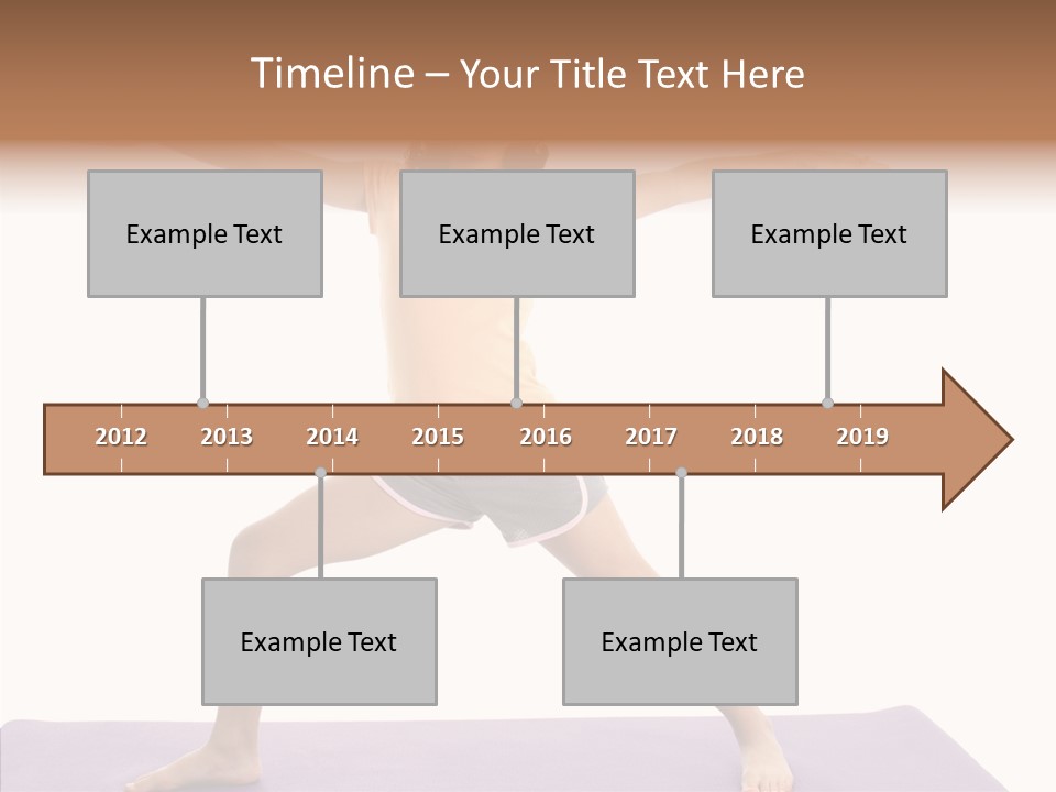 Female Closeup Close Up PowerPoint Template