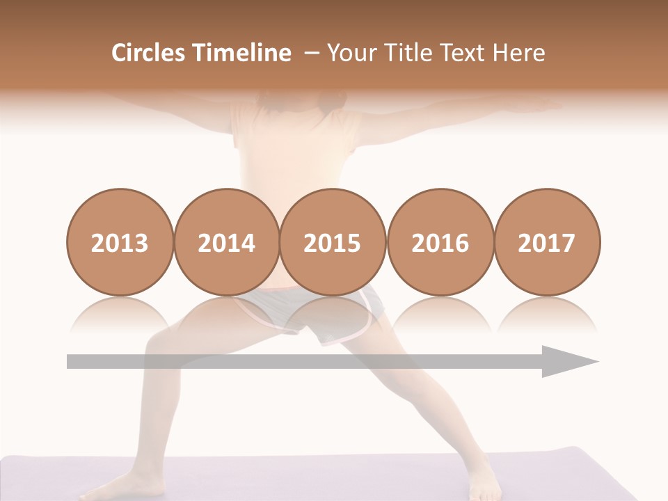 Female Closeup Close Up PowerPoint Template