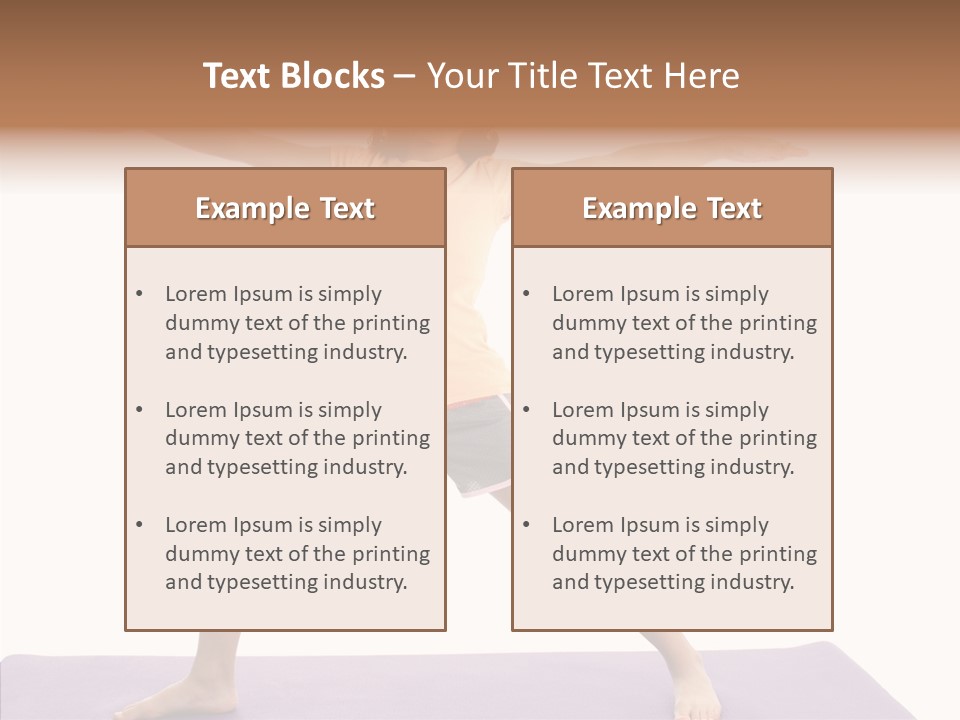 Female Closeup Close Up PowerPoint Template