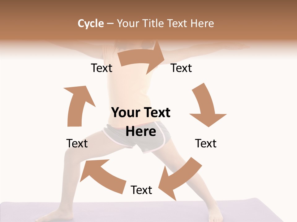 Female Closeup Close Up PowerPoint Template