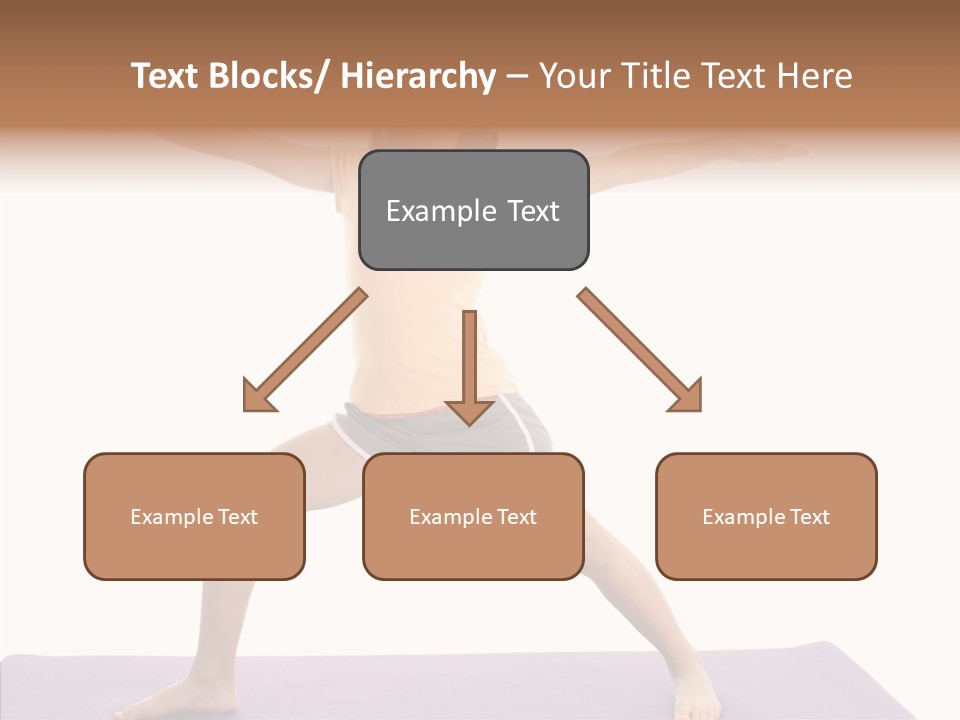 Female Closeup Close Up PowerPoint Template
