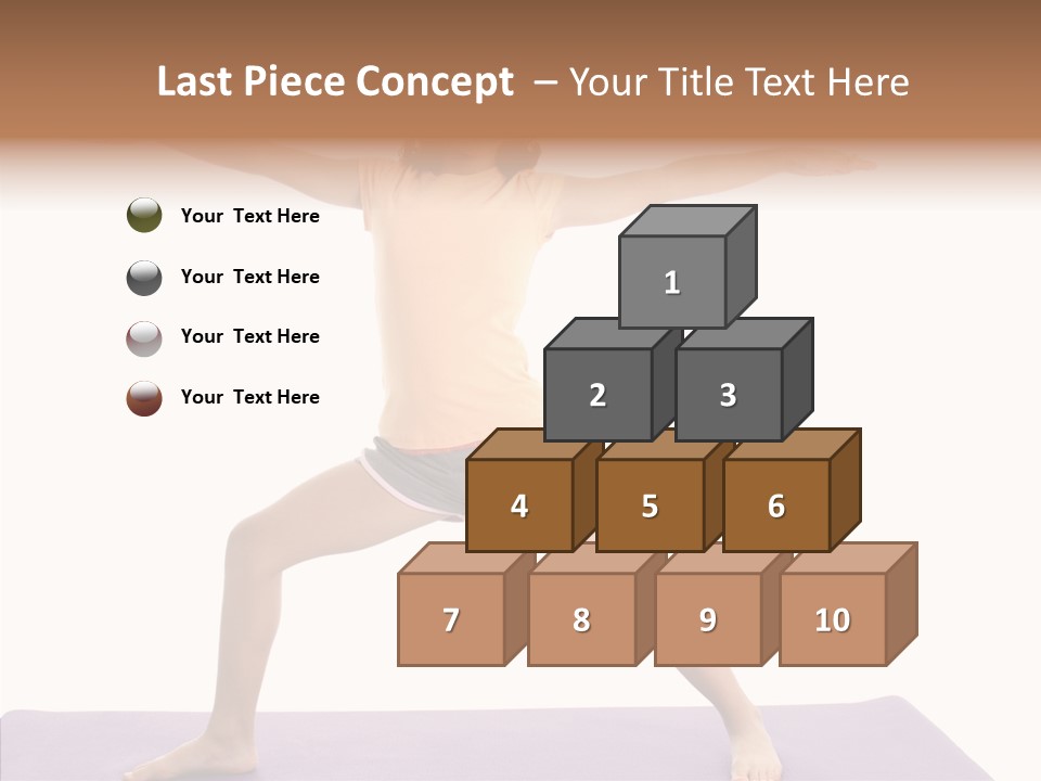 Female Closeup Close Up PowerPoint Template