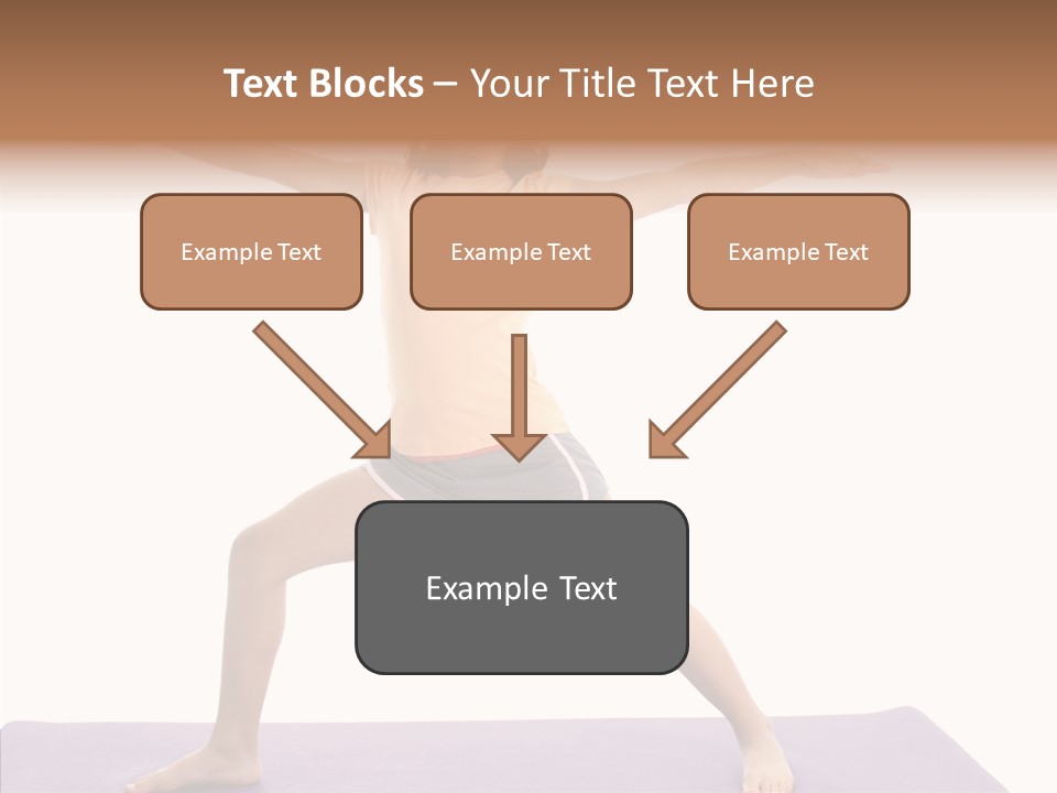 Female Closeup Close Up PowerPoint Template